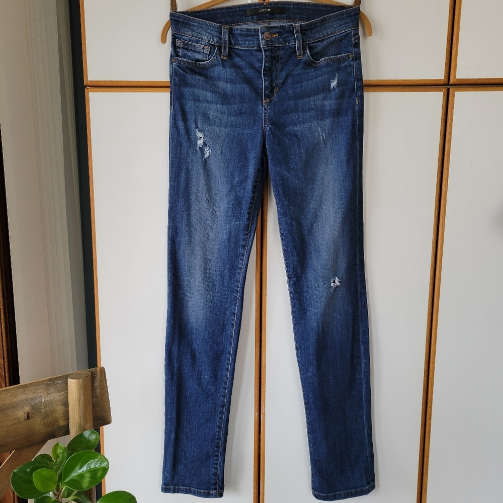 Joe's Nellie Straight Leg Jeans 28 Distressed